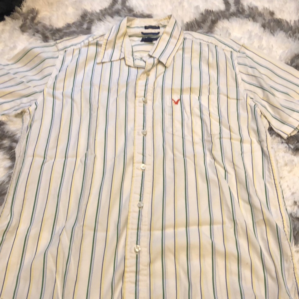 🌴 5/$25 American Eagle Slim Fit Button Down
